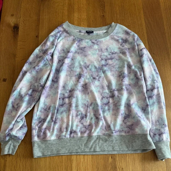 Splendid 2pc Loungewear Gray & Tie Dye - Size Large Size Large - Picture 2 of 4